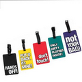 Customizable Promotional PVC Luggage Bag Tag